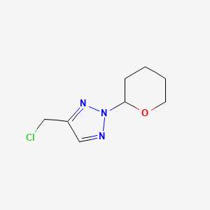 4-(chloromethyl)-2-(oxan-2-yl)-2H-1,2,3-triazole