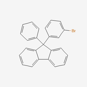 molecular formula C25H17B B1529801 9-(3-bromophenyl)-9-phenyl-9H-fluorene CAS No. 1257251-75-4