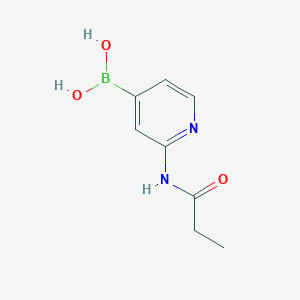 (2-Propanamidopyridin-4-yl)boronic acid