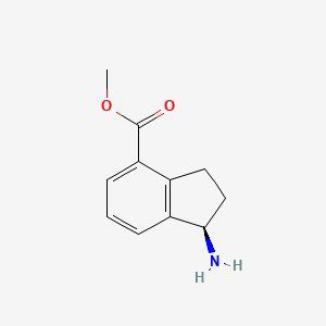 methyl (1R)-1-amino-2,3-dihydro-1H-indene-4-carboxylate