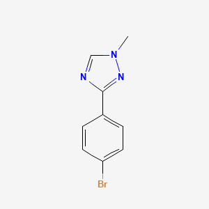 3-(4-bromophenyl)-1-methyl-1H-1,2,4-triazole