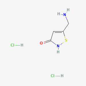 5-(Aminomethyl)-1,2-thiazol-3-ol dihydrochloride