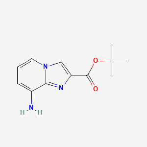 tert-Butyl 8-aminoimidazo[1,2-a]pyridine-2-carboxylate