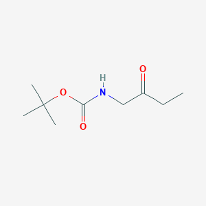 molecular formula C9H17NO3 B152981 叔丁基(2-氧代丁基)氨基甲酸酯 CAS No. 400045-86-5