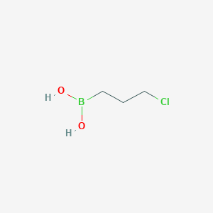 molecular formula C3H8BClO2 B15298102 (3-Chloropropyl)boronic acid 