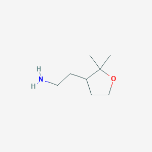 2-(2,2-Dimethyloxolan-3-yl)ethan-1-amine