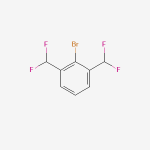 molecular formula C8H5BrF4 B1529815 2-Bromo-1,3-bis(difluoromethyl)benzene CAS No. 79839-50-2