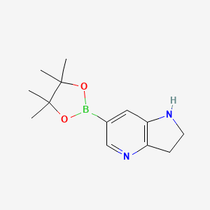 6-(4,4,5,5-Tetramethyl-1,3,2-dioxaborolan-2-yl)-2,3-dihydro-1H-pyrrolo[3,2-b]pyridine