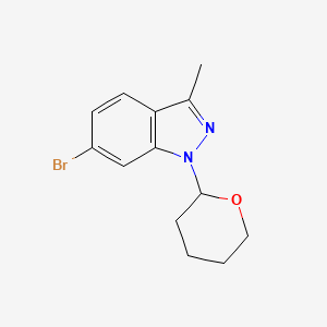6-bromo-3-methyl-1-(tetrahydro-2H-pyran-2-yl)-1H-indazole