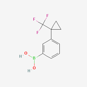 (3-(1-(Trifluoromethyl)cyclopropyl)phenyl)boronic acid