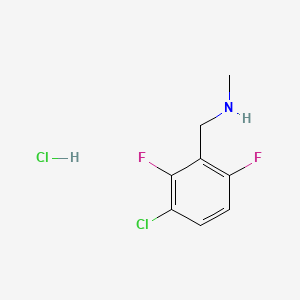 [(3-Chloro-2,6-difluorophenyl)methyl](methyl)amine hydrochloride