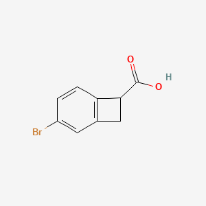 3-Bromobicyclo[4.2.0]octa-1,3,5-triene-7-carboxylic acid