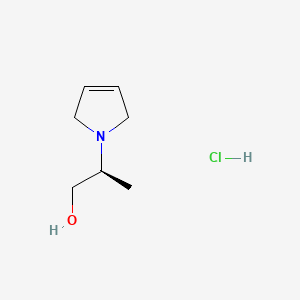 (2S)-2-(2,5-dihydro-1H-pyrrol-1-yl)propan-1-ol hydrochloride