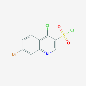 7-Bromo-4-chloro-3-quinolinesulfonyl chloride