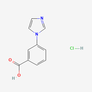 3-(1H-imidazol-1-yl)benzoic acid hydrochloride