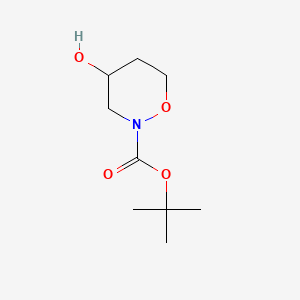 Tert-butyl 4-hydroxy-1,2-oxazinane-2-carboxylate