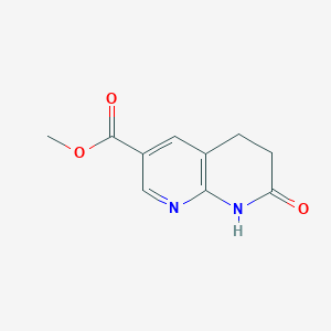 Methyl 7-oxo-5,6,7,8-tetrahydro-1,8-naphthyridine-3-carboxylate