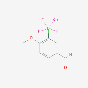 Potassium trifluoro(5-formyl-2-methoxyphenyl)borate