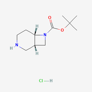 tert-Butyl (1S,6S)-3,7-diazabicyclo[4.2.0]octane-7-carboxylate hydrochloride