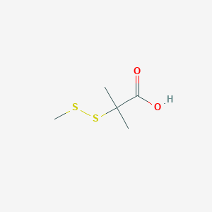 2-Methyl-2-(methyldisulfanyl)propanoic acid