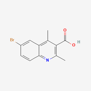 6-Bromo-2,4-dimethylquinoline-3-carboxylic acid