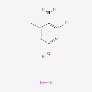 4-Amino-3-chloro-5-methylphenol hydroiodide