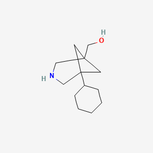 {5-Cyclohexyl-3-azabicyclo[3.1.1]heptan-1-yl}methanol