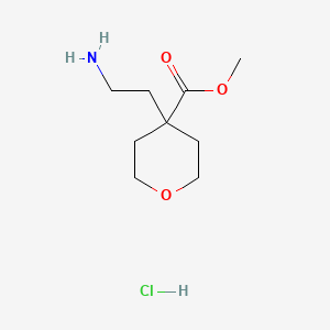 Methyl 4-(2-aminoethyl)oxane-4-carboxylate hydrochloride