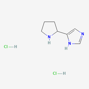 5-(pyrrolidin-2-yl)-1H-imidazole dihydrochloride