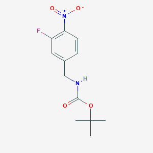 Tert-butyl 3-fluoro-4-nitrobenzylcarbamate