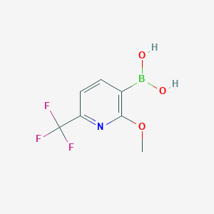molecular formula C7H7BF3NO3 B1529859 (2-Methoxy-6-(trifluoromethyl)pyridin-3-yl)boronic acid CAS No. 1429874-11-2