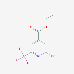 Ethyl 2-bromo-6-(trifluoromethyl)isonicotinate