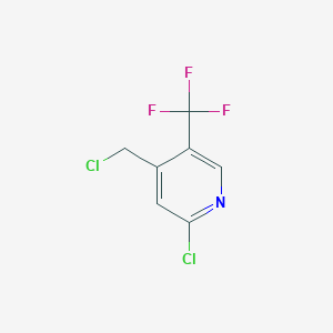 2-Chloro-4-chloromethyl-5-(trifluoromethyl)pyridine