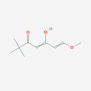 (1E,4Z)-5-hydroxy-1-methoxy-6,6-dimethylhepta-1,4-dien-3-one
