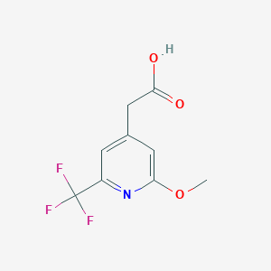 2-Methoxy-6-(trifluoromethyl)pyridine-4-acetic acid