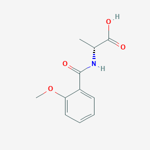 (2R)-2-[(2-Methoxybenzoyl)amino]propanoic acid