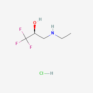 (2S)-3-(ethylamino)-1,1,1-trifluoropropan-2-ol hydrochloride