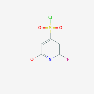 2-Fluoro-6-methoxypyridine-4-sulfonyl chloride