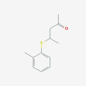 4-(O-tolylthio)pentan-2-one