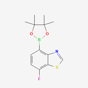 7-Fluoro-4-(4,4,5,5-tetramethyl-1,3,2-dioxaborolan-2-yl)-1,3-benzothiazole