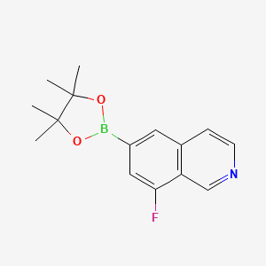 8-Fluoro-6-(tetramethyl-1,3,2-dioxaborolan-2-yl)isoquinoline