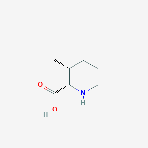 (2S,3R)-3-ethylpiperidine-2-carboxylic acid