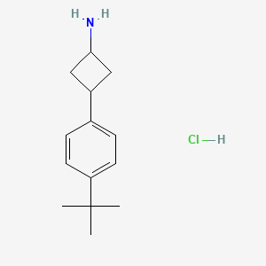 Rac-(1r,3r)-3-(4-tert-butylphenyl)cyclobutan-1-aminehydrochloride