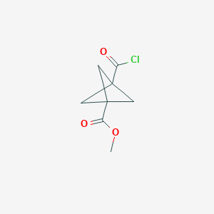 Methyl 3-(carboxy)bicyclo[1.1.1]pentane-1-carboxylate