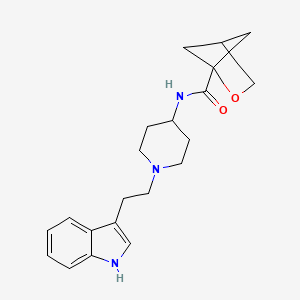 N-{1-[2-(1H-indol-3-yl)ethyl]piperidin-4-yl}-2-oxabicyclo[2.1.1]hexane-1-carboxamide