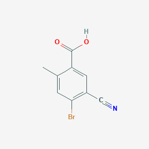 4-Bromo-5-cyano-2-methylbenzoic acid