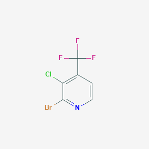 molecular formula C6H2BrClF3N B1529920 2-Bromo-3-chloro-4-(trifluoromethyl)pyridine CAS No. 1211582-91-0