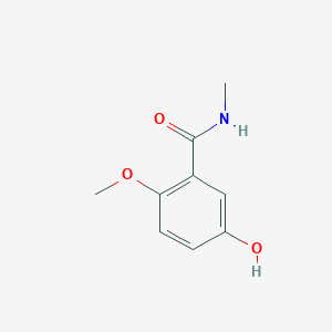 molecular formula C9H11NO3 B1529922 5-Hydroxy-2-methoxy-N-methylbenzamide CAS No. 1243365-49-2
