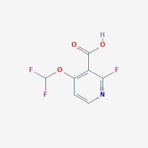 4-Difluoromethoxy-2-fluoronicotinic acid