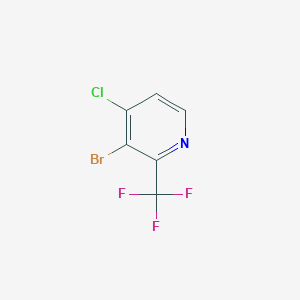 molecular formula C6H2BrClF3N B1529932 3-Bromo-4-chloro-2-(trifluoromethyl)pyridine CAS No. 1211536-37-6